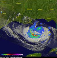 NASA Sees Heavy Rainfall in Hurricane Isaac