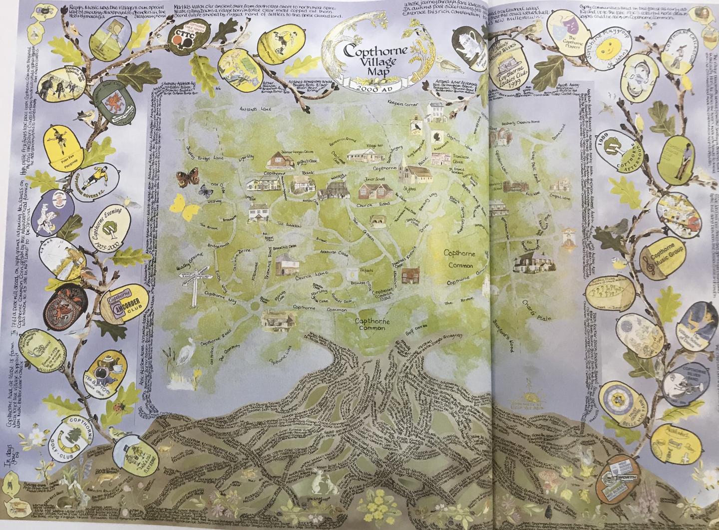 Copthorne as Drawn in the Parish Maps Project