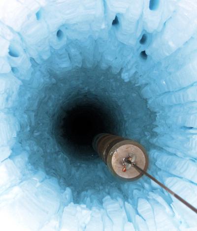 Mile-and-a-half Ice Hole at South Pole