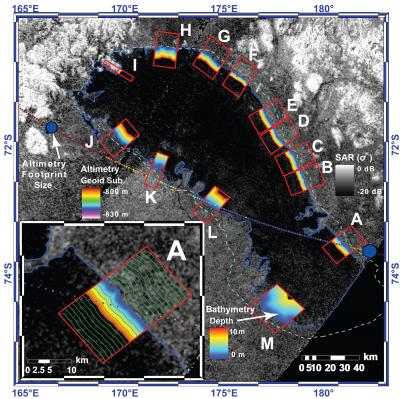 Bathymetry Map of Titan's Ontario Lacus
