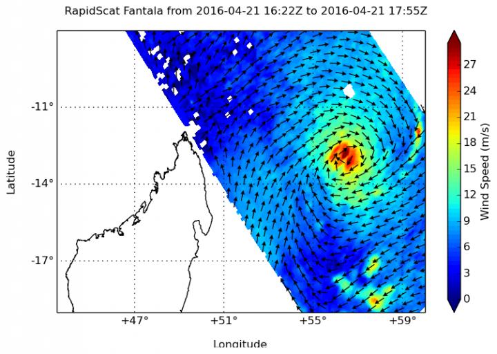 RapidScat Image of Fantala