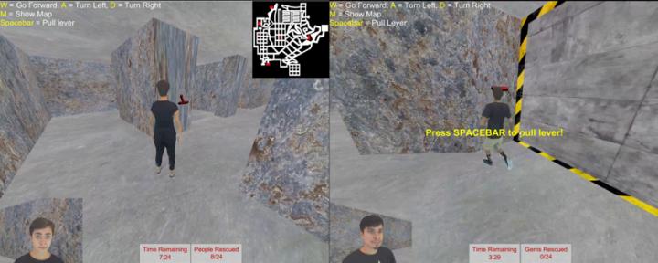 Analyzing the Effect of Avatar Self-Similarity on Men and Women in a Search and Rescue Game