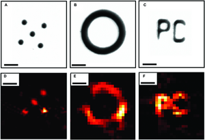 Photoacoustic images produced using unknown speckle patterns