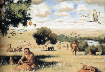 Paranthropus on Plains