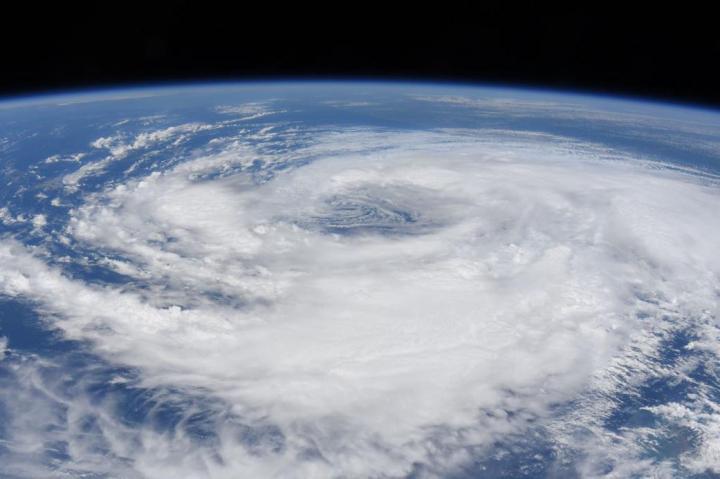 ISS image of Cristobal