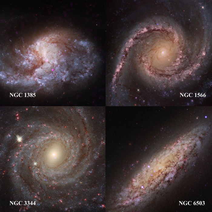 Four galaxies