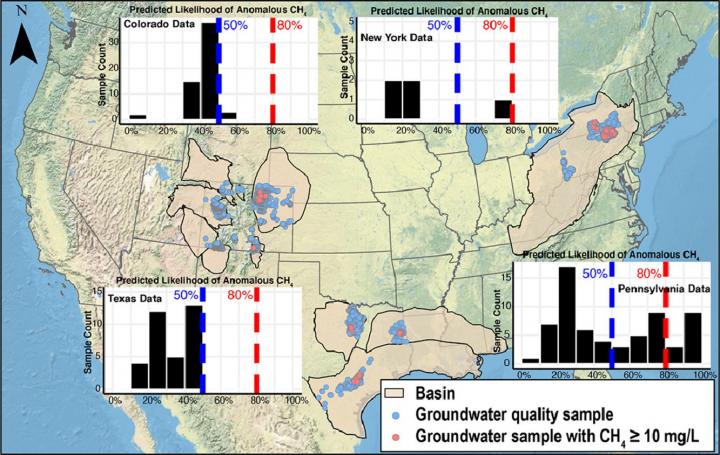 Natural gas producing regions in the U.S.