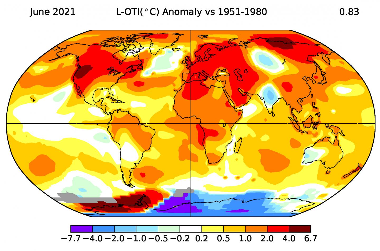 Temperature map