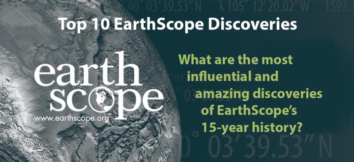 EarthScope Top 10 List Title Graphic