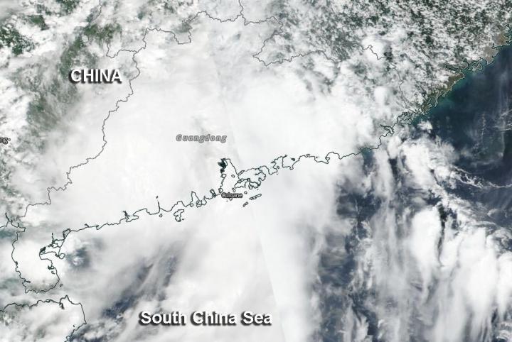 Suomi NPP Image of Higos