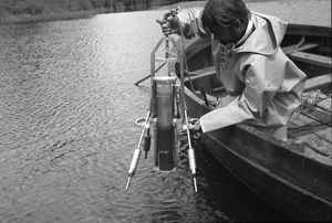 Sampling at Loch Leven in 1968