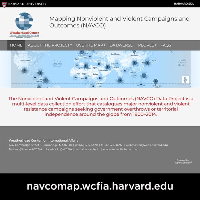 Mapping Nonviolent and Violent Campaigns and Outcomes (NAVCO)