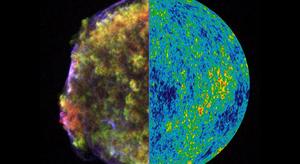 Illustration of the two methods used to measure the expansion of the Universe