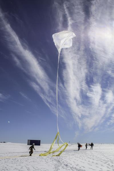 1 of 20 Balloons as Part of NASA's BARREL
