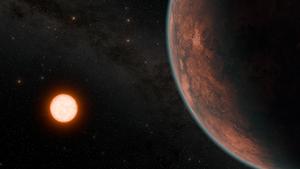 Artist’s conception of the newly discovered planet Gliese 12 b