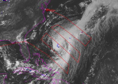 Lawnmower Flight Pattern Over Hurricane Cristobal