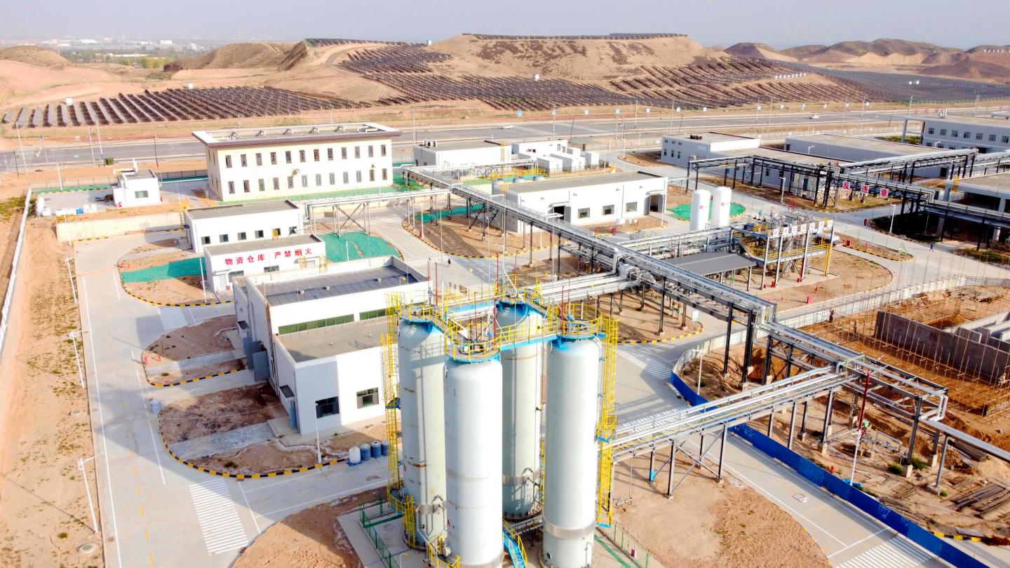 The plant of Liquid Solar Fuel Production demonstration Project