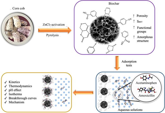 Innovative Biochar Filters Out Pharmaceuticals from Water