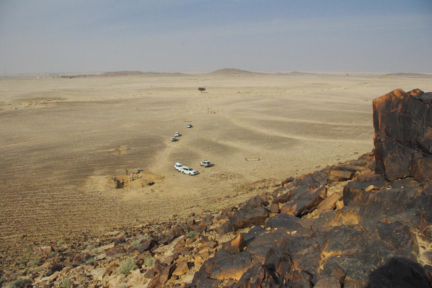 The Site at Saffaqah in Central Saudi Arabia. Image: ANU