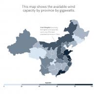 This Map Shows the Available Wind Capacity by Province by Gigawatts