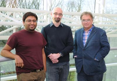 Jesvin Samuel, Dr. Salvador Macip and Martin Dyer, University of Leicester (1 of 3) 