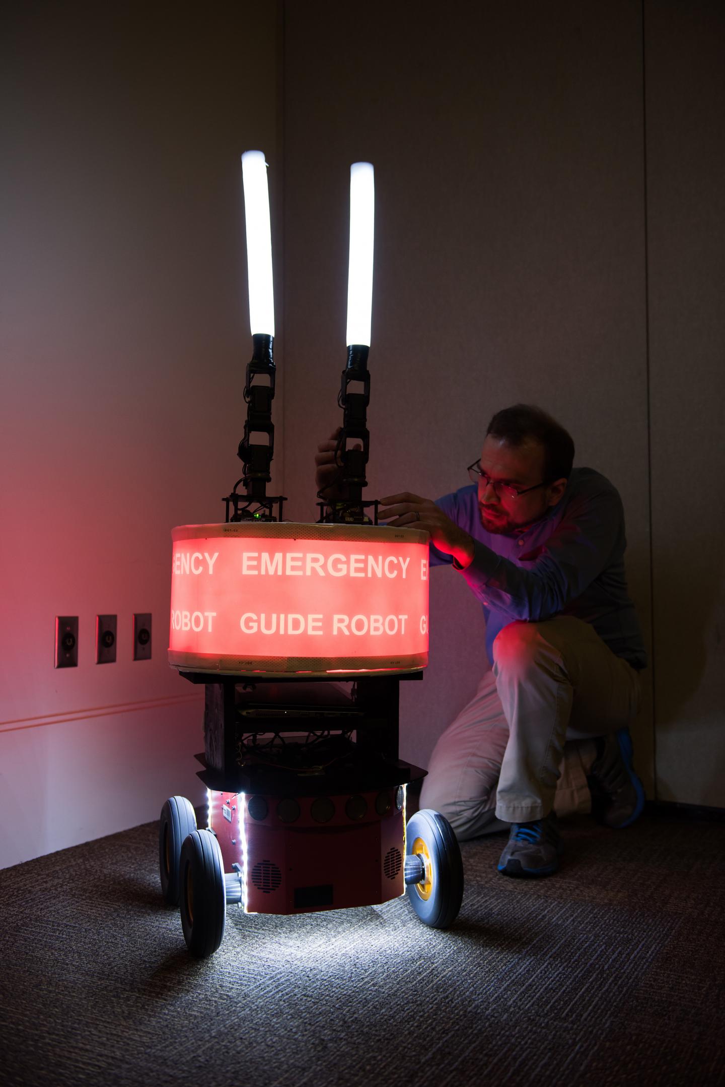 Paul Robinette and Rescue Robot