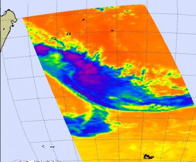 NASA Satellite Sees Fami Elongating