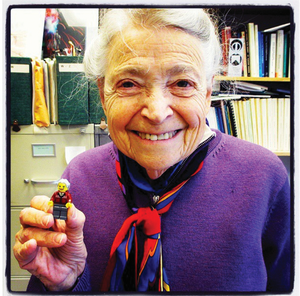Image of Mildred Dresselhaus with Lego figurine
