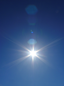A bright sun shining - new research will explore role of schools in sun safety for children