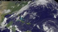 GOES-13 Satellite Animation of Trop. Storm Isaac Moving through E. Caribbean Sea