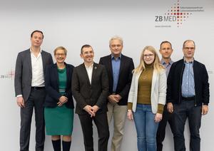 Frontiers and ZB MED open access agreement signing