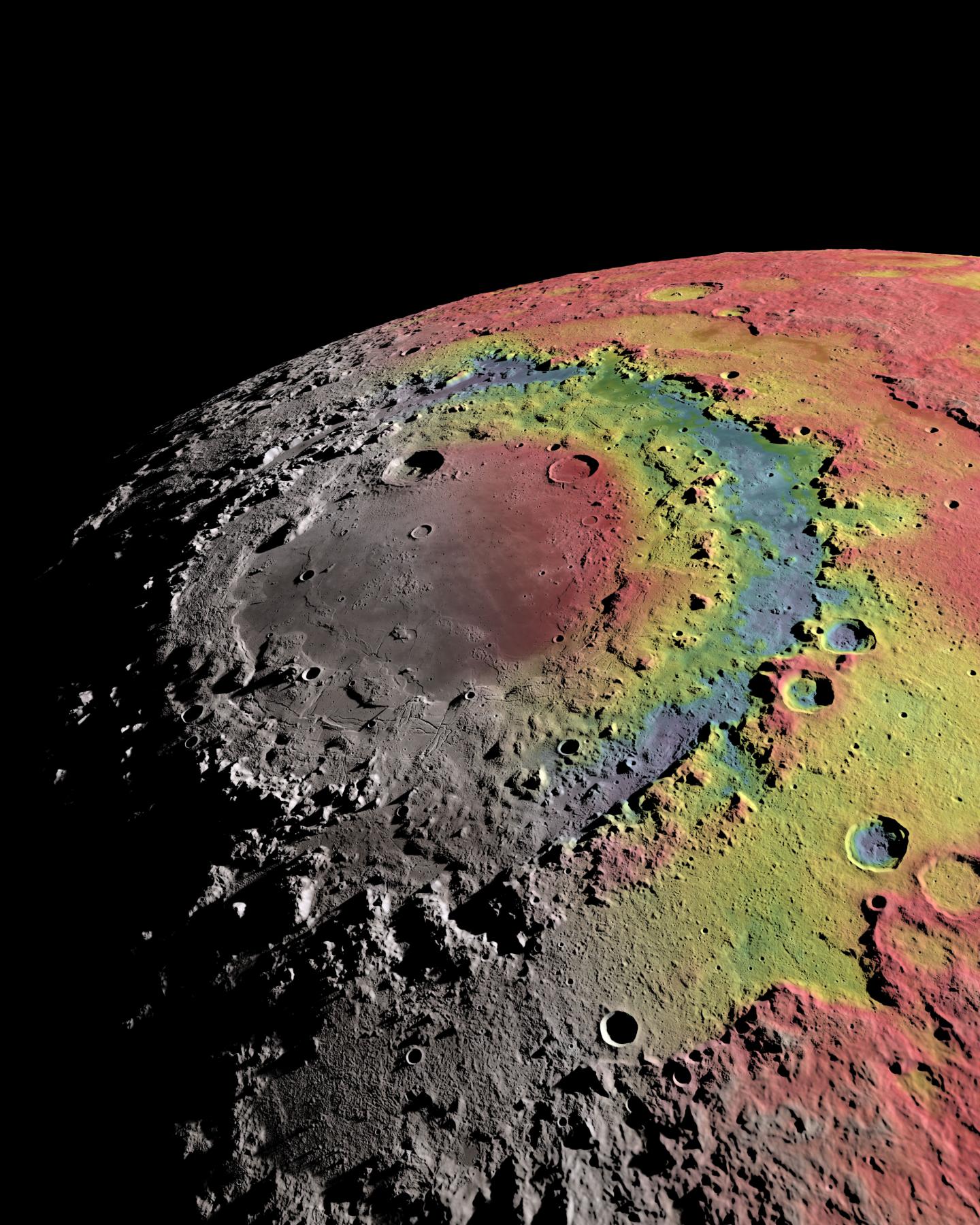 The Formation of a Multi-ring Lunar Crater (1 of 2)