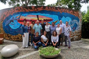 The writing team at Punta Culebra Nature Center