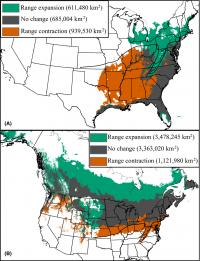 Range Expansion/contraction Under Climate Change
