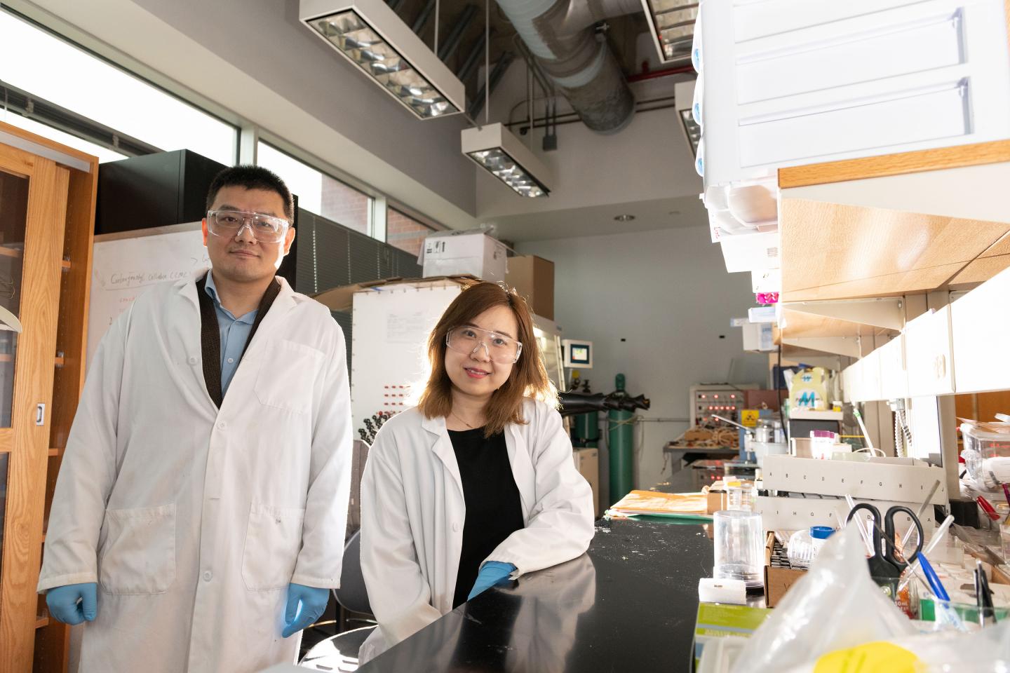 Nanoscale Cobalt Researchers in Laboratory