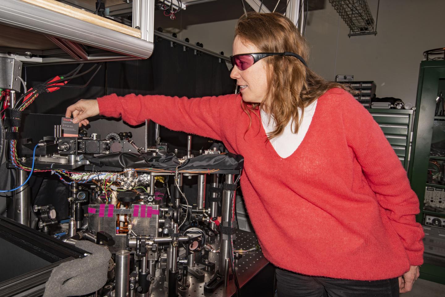 Elizabeth Donley with NIST Atomic Gyroscope