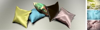 Image of Different Types of Fabrics Simulated by Using the Model