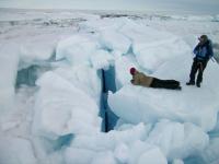 Inspecting Ice Cracks in Greenland