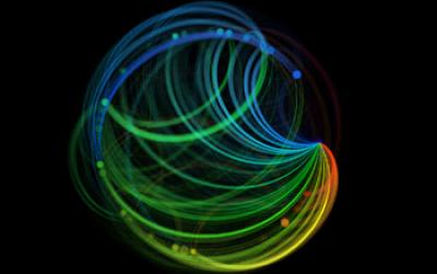 Illustration: Connectivity of a Cognitive Computer Based on the Macaque Brain