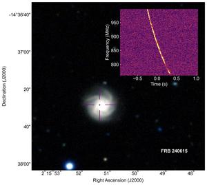 Impression of a fast radio burst using CRACO