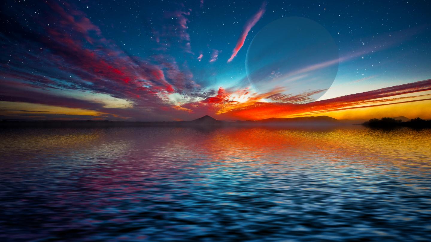 Artist's Depiction Of An Ocean World