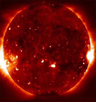 The Sun Picked Up from the Space Telescope Hinode X-ray