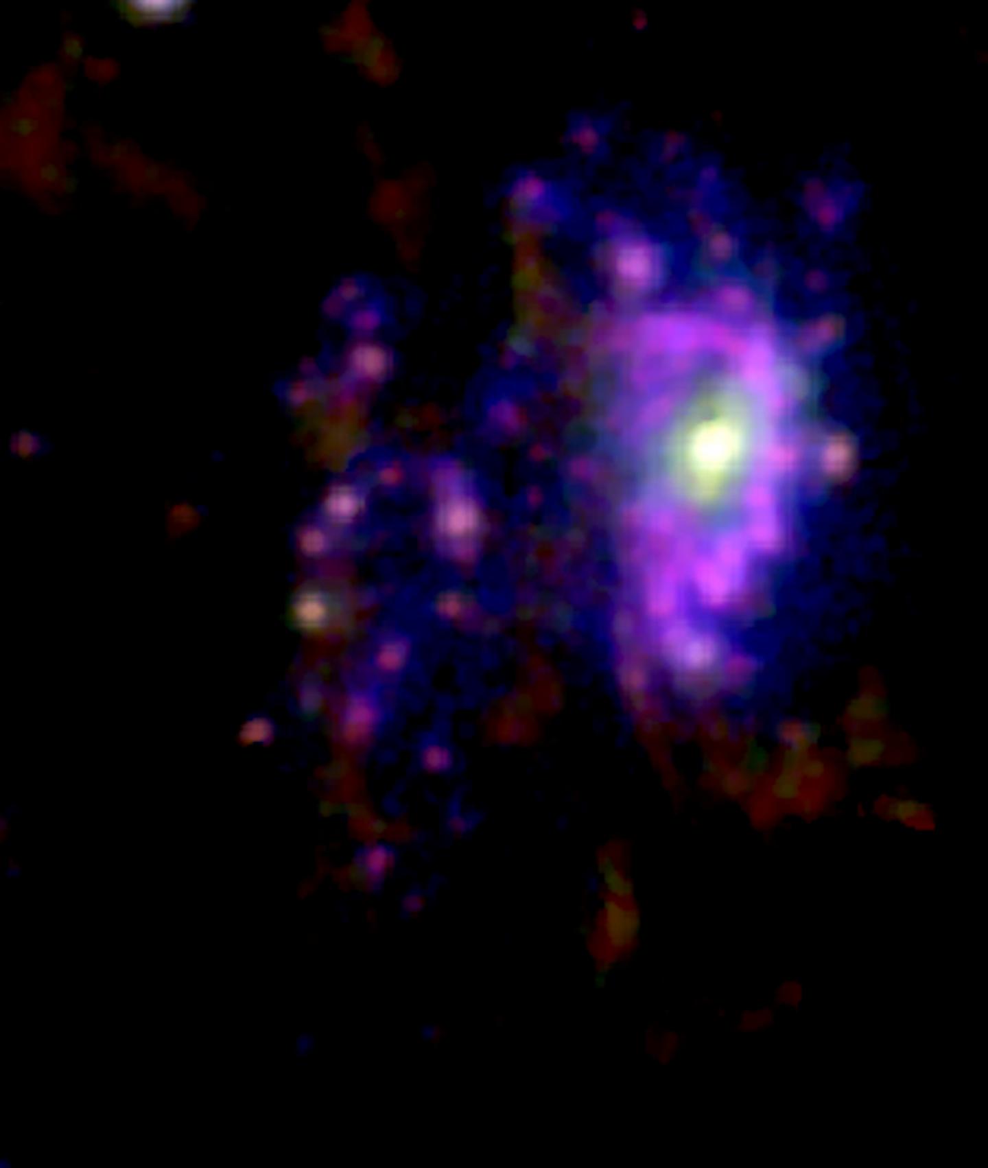 Composite Image of Jellyfish Galaxy JO20