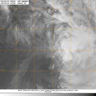 NASA Image of Tropical Storm Daphne