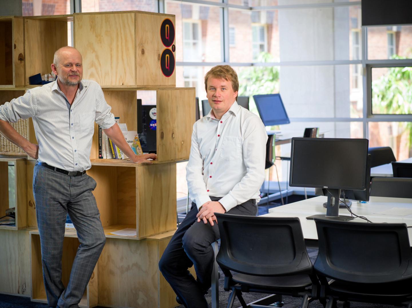 QUT's Professor Per Davidsson and Professor Martin Obschonka