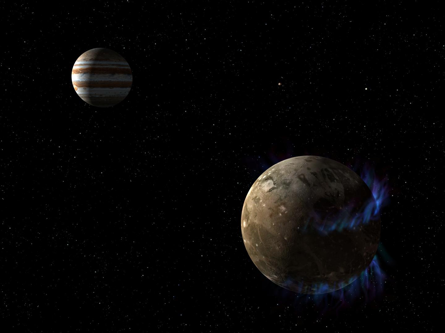 Ganymede's Auroras