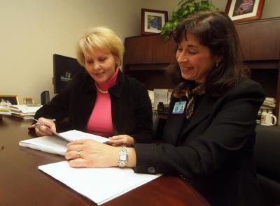 Martha Tingen and Jeanette Andrews, Medical College of Georgia