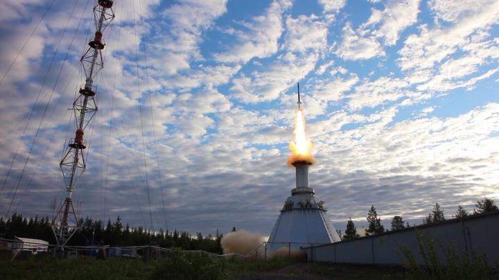 Launch of solar cells into space