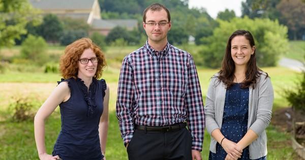 Assistant Professor Ryan Arsenault, asey Johnson and Bridget Aylward, University of Delaware 