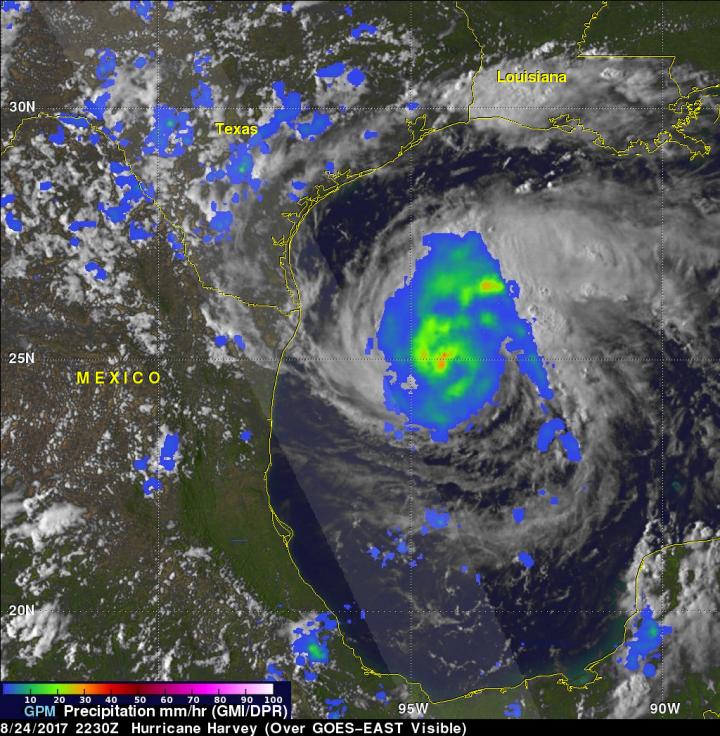 GPM Image of Harvey